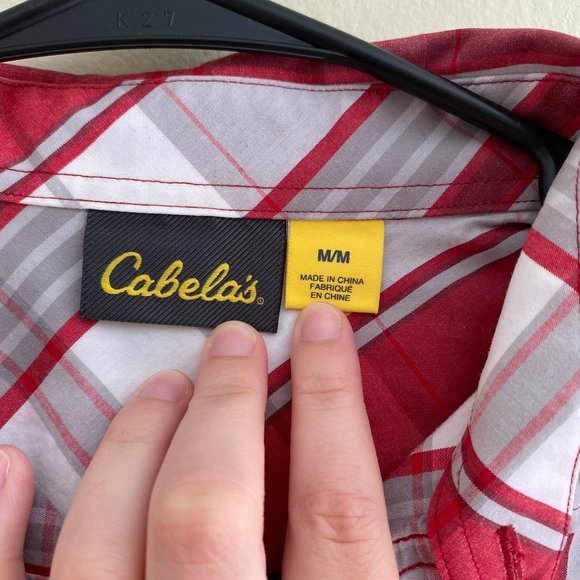 Cabela's Plaid Button Up - Picture 4 of 5